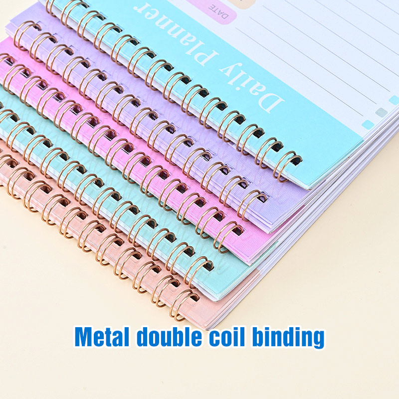 TODAY’S TO DOS List A5 Coil Notebook Memo Pad Daily Time Notebook Daily ...