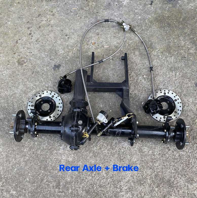Rear axle of three wheeled motorbike/three wheeled cart/tricycle ...