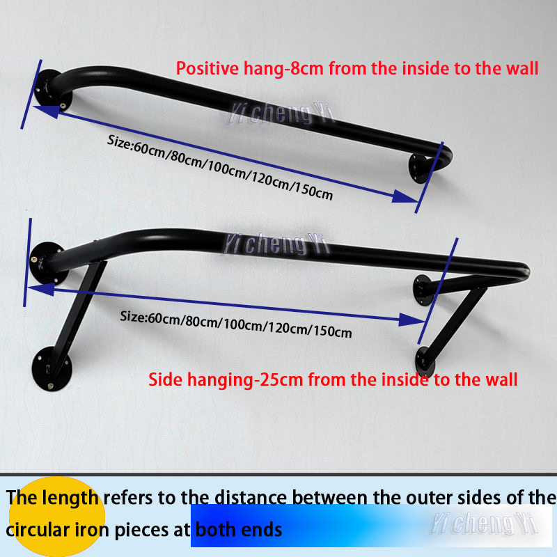 Sampayan Clothes Rack Heavy Duty Wall-Mounted Hanger Clothing Storage ...