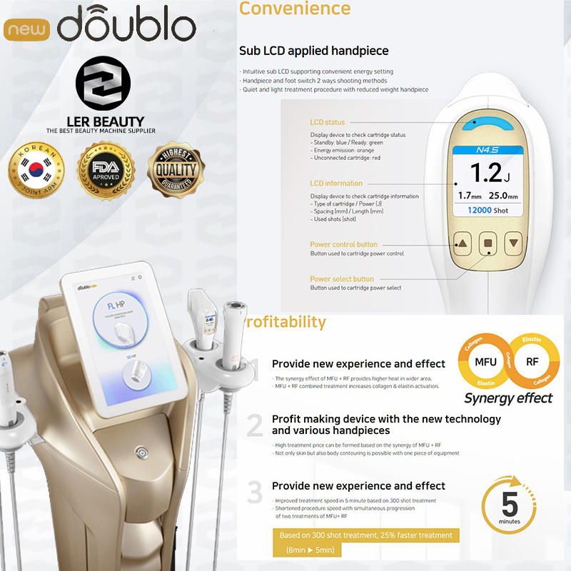 ⭐Manila showroom⭐new doublo hifu MFU+RF slimming machine for body and ...