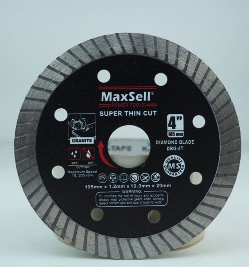 Maxsell Superthin Diamond Blade 1.2MM X 110MM | Shopee Philippines