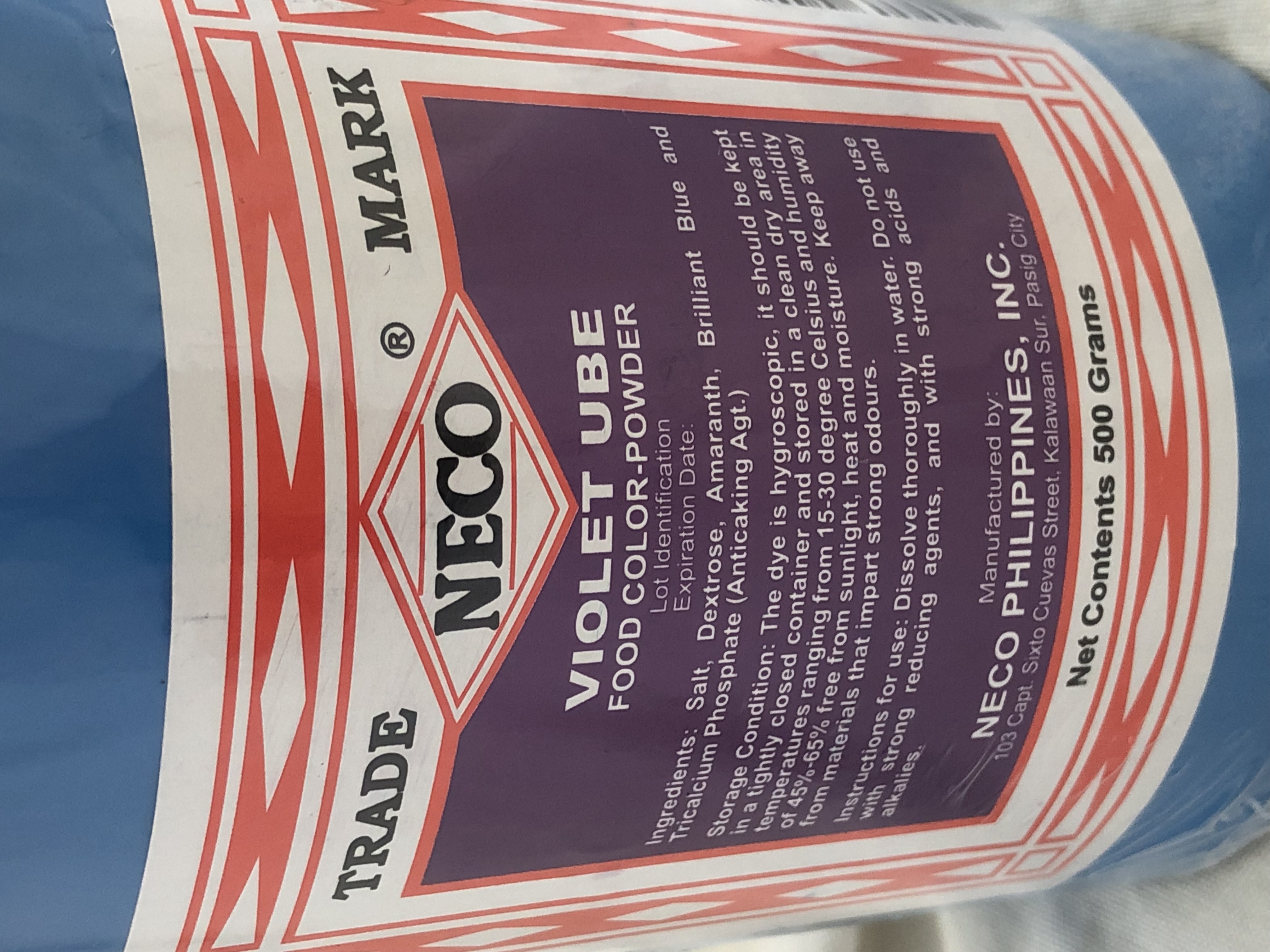 NECO FOOD COLOR POWDER 500G | Shopee Philippines