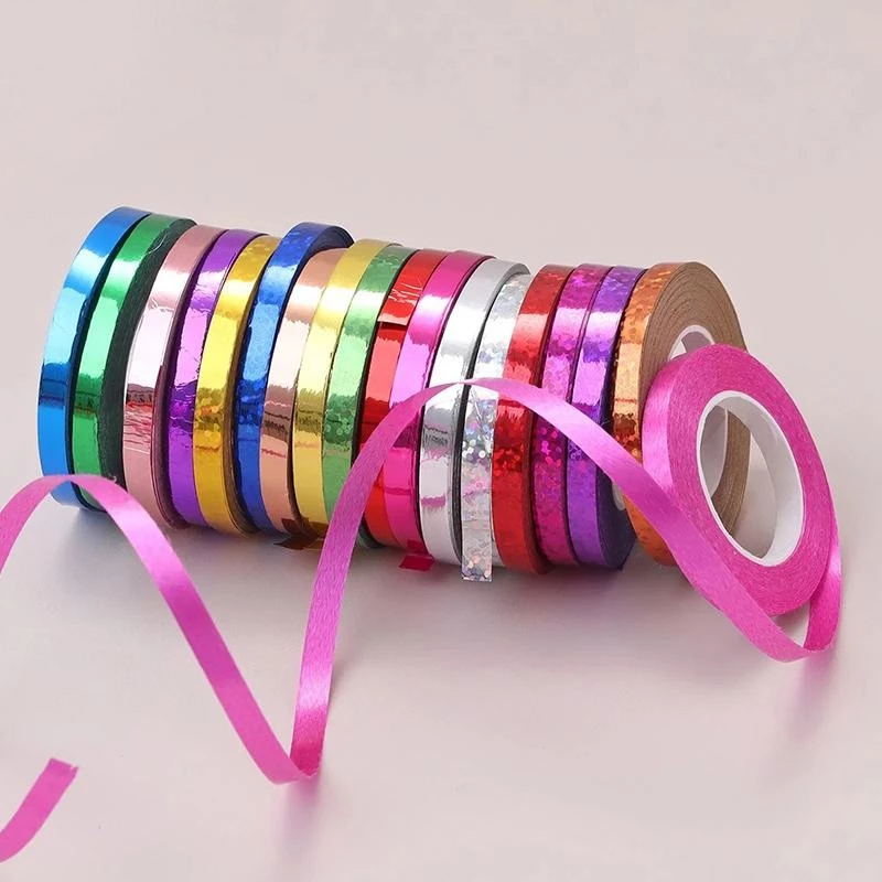 10m Balloon Ribbon Laser Ribbon Adhesive Ribbons Birthday Party Diy ...