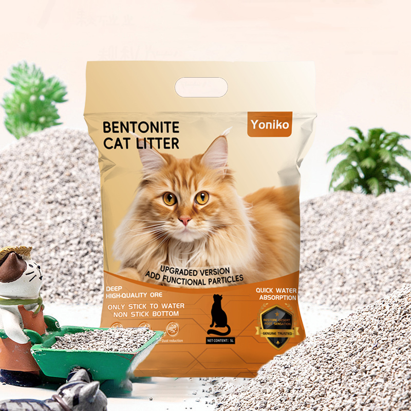4KG/2KG Bentonite Cat Litter Cat Litter Sand Deodorized High Absorption ...