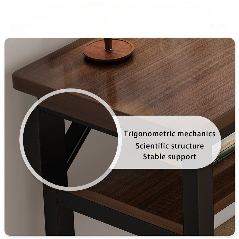 Magic Home Desk Computer Desk Metal Wood Simple Modern Bedroom Study ...