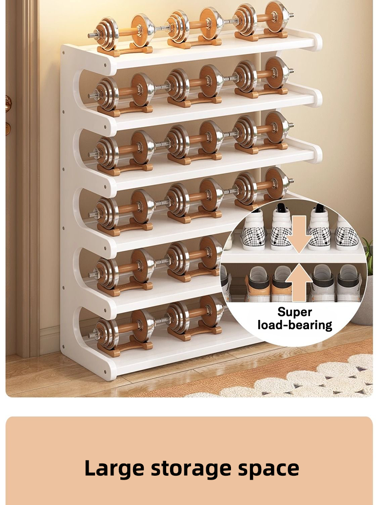 Bamboo Shoe Rack Shoe Rack Organizer Wood 2/3/4/5/6 Layers Shoe Rack ...