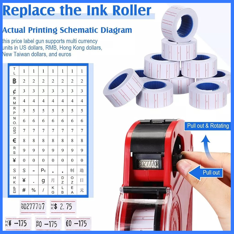 PHILIPS 8 Digits Price Tag Gun Labeller With Labels Introductory ...