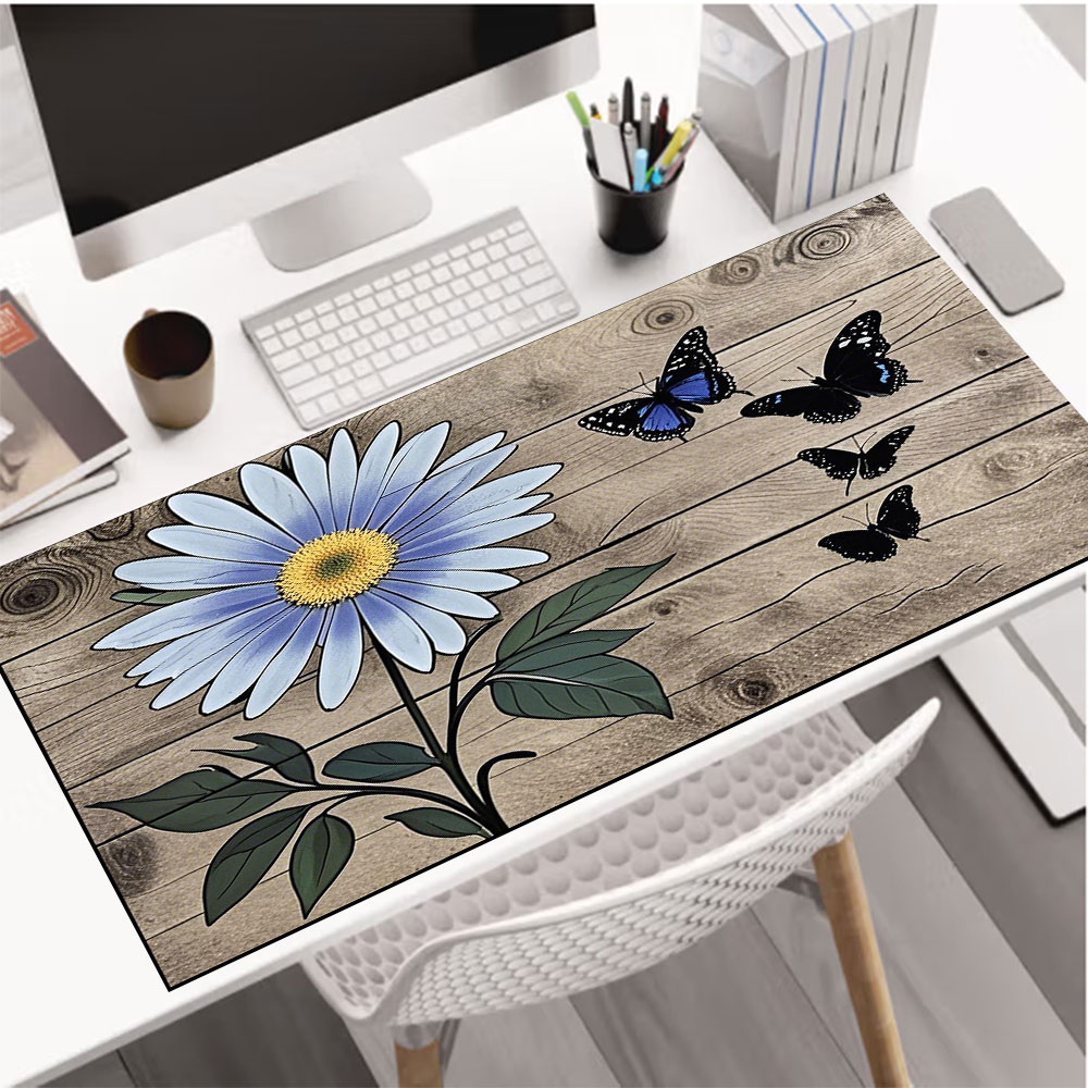 1pc flower Large Mouse Pad computer mat Desk Mat keyboard mat Office ...