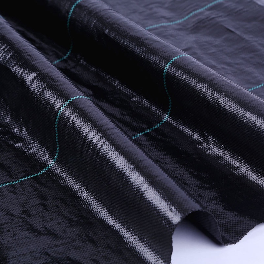 20/50/100M Weed Control Barrier Fabric Weeding Cloth Black Degradable ...