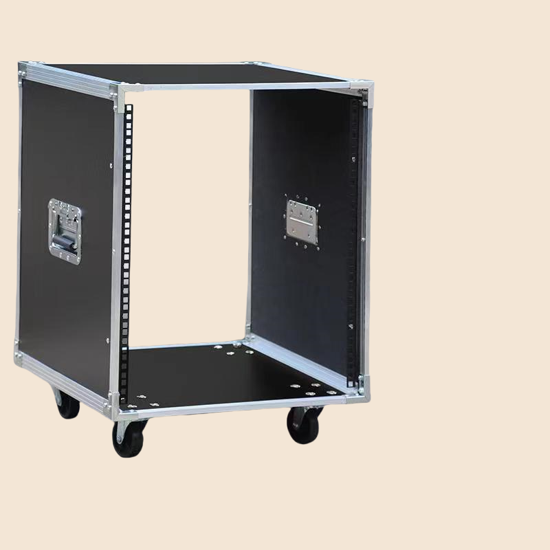 16U Flight Case Power Amplifier Rack Empty Cabinet Touring Case With ...