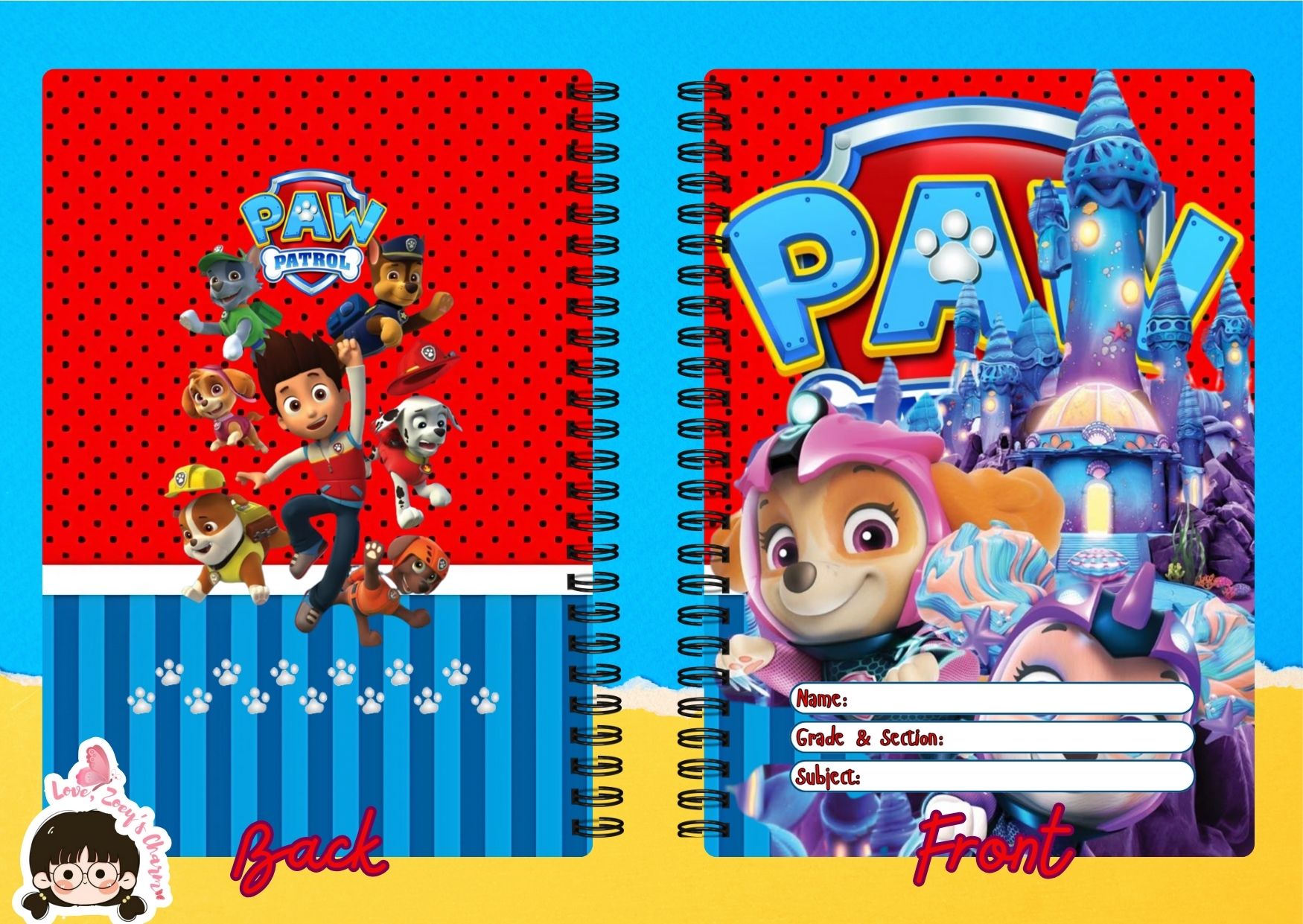 PAW PATROL NOTEBOOK DOUBLE LOOP | Shopee Philippines
