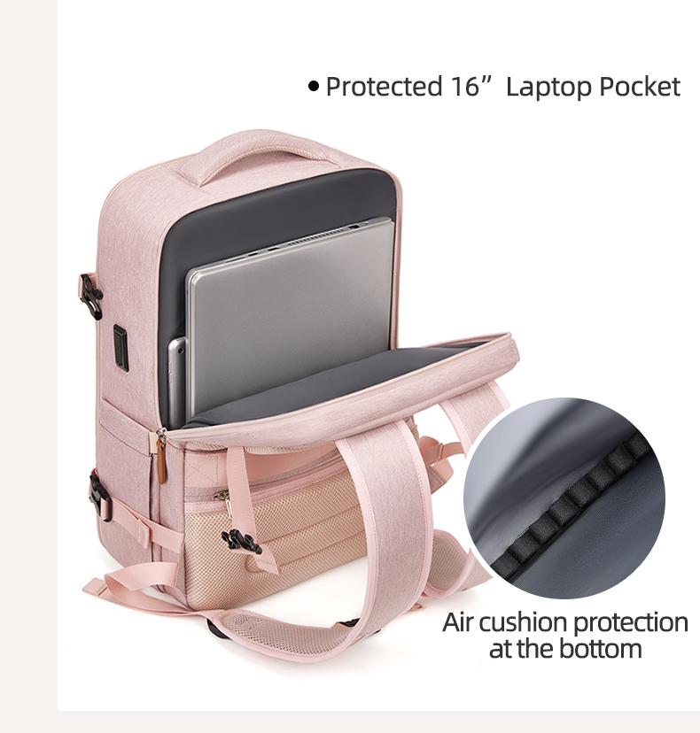 SEA CHOICE Large Backpack for Outdoor Travel with 16inch Laptop ...