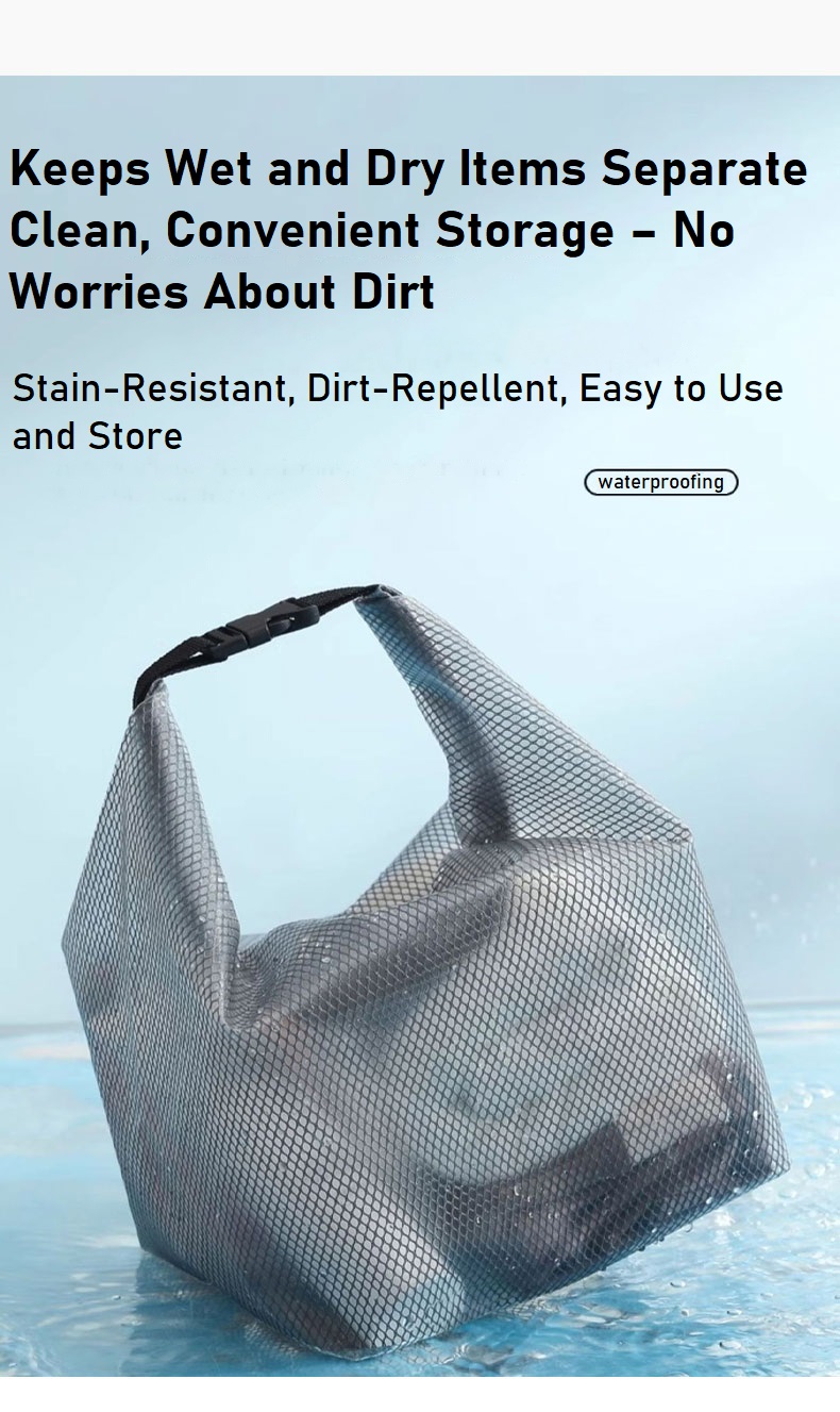 EVA Semi-Transparent Vacation Bag Multipurpose Waterproof Handheld ...
