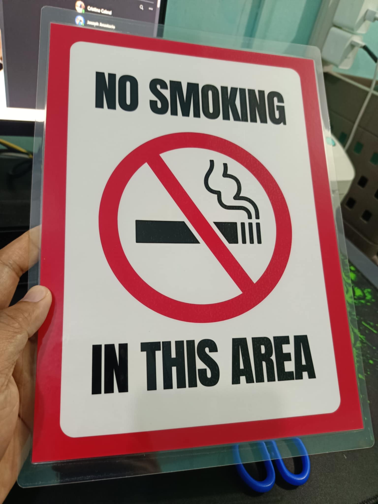 Laminated signage for business a4 size | Shopee Philippines