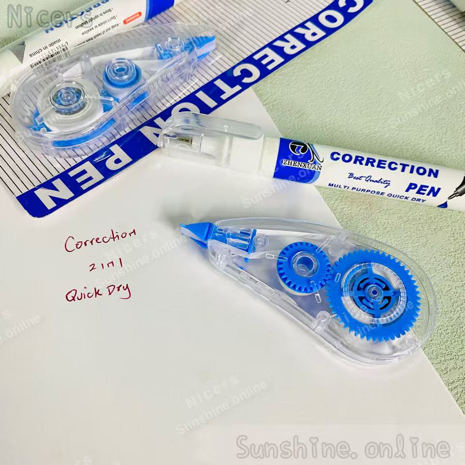 Correction set 2in1 with Correction Pen and Correction Tape ...