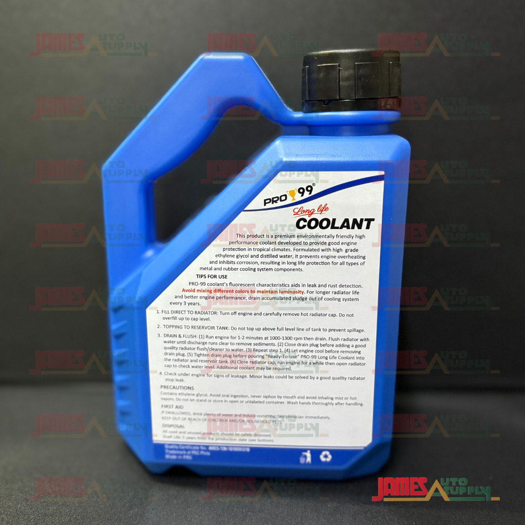 Pro 99 Long Life Coolant Ready-to-use Blue 1 Liter | Shopee Philippines