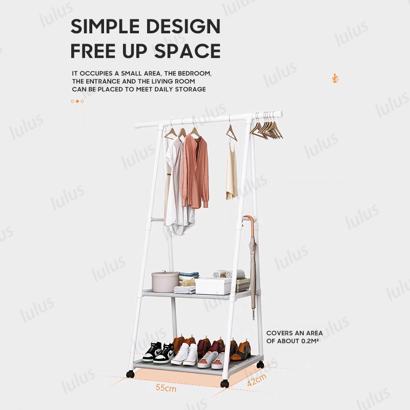 Triangle Drying Rack Clothes Organizer Clothes Rack Sampayan Bedroom ...