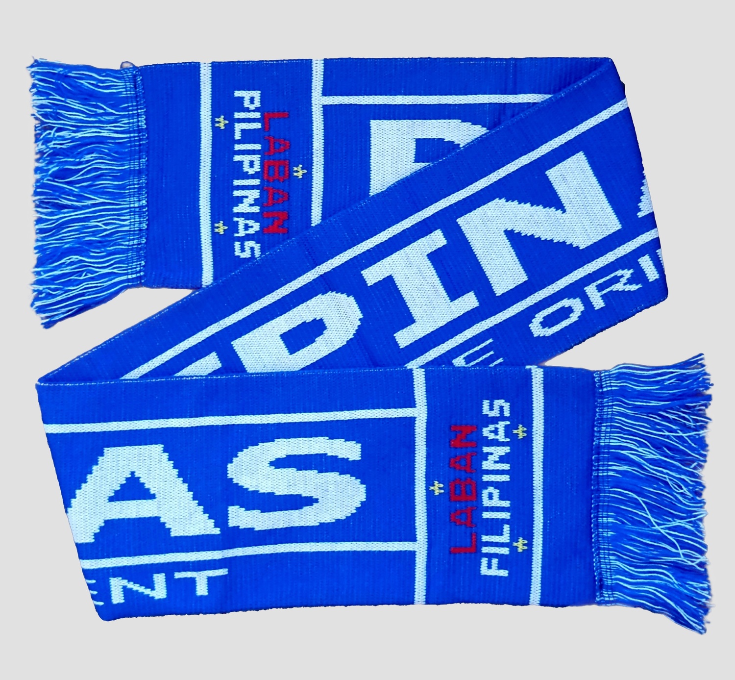 PILIPINAS SCARF – Knitted Banner | LABAN PILIPINAS / FILIPINAS ...
