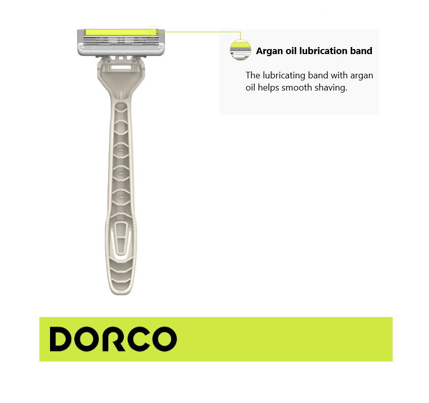Dorco Eco3 Razor from Korea Diamond Coating Triple Blade Individually ...