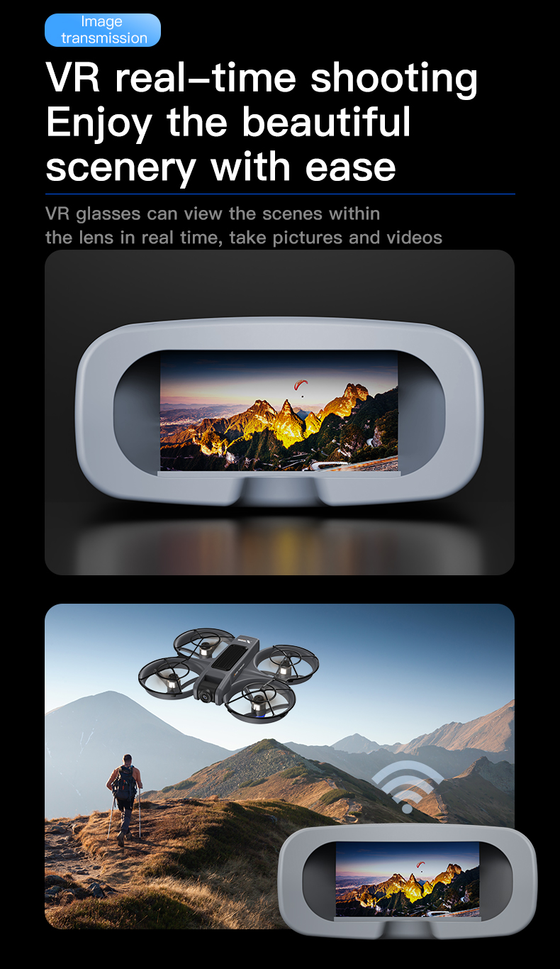 X226 drone comes with VR goggles and 5