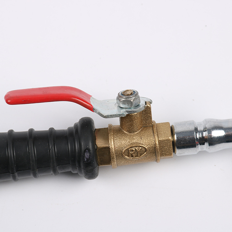Car Van Tyre Pressure Guage Meter Air Inflator Dial Compressor Checker ...
