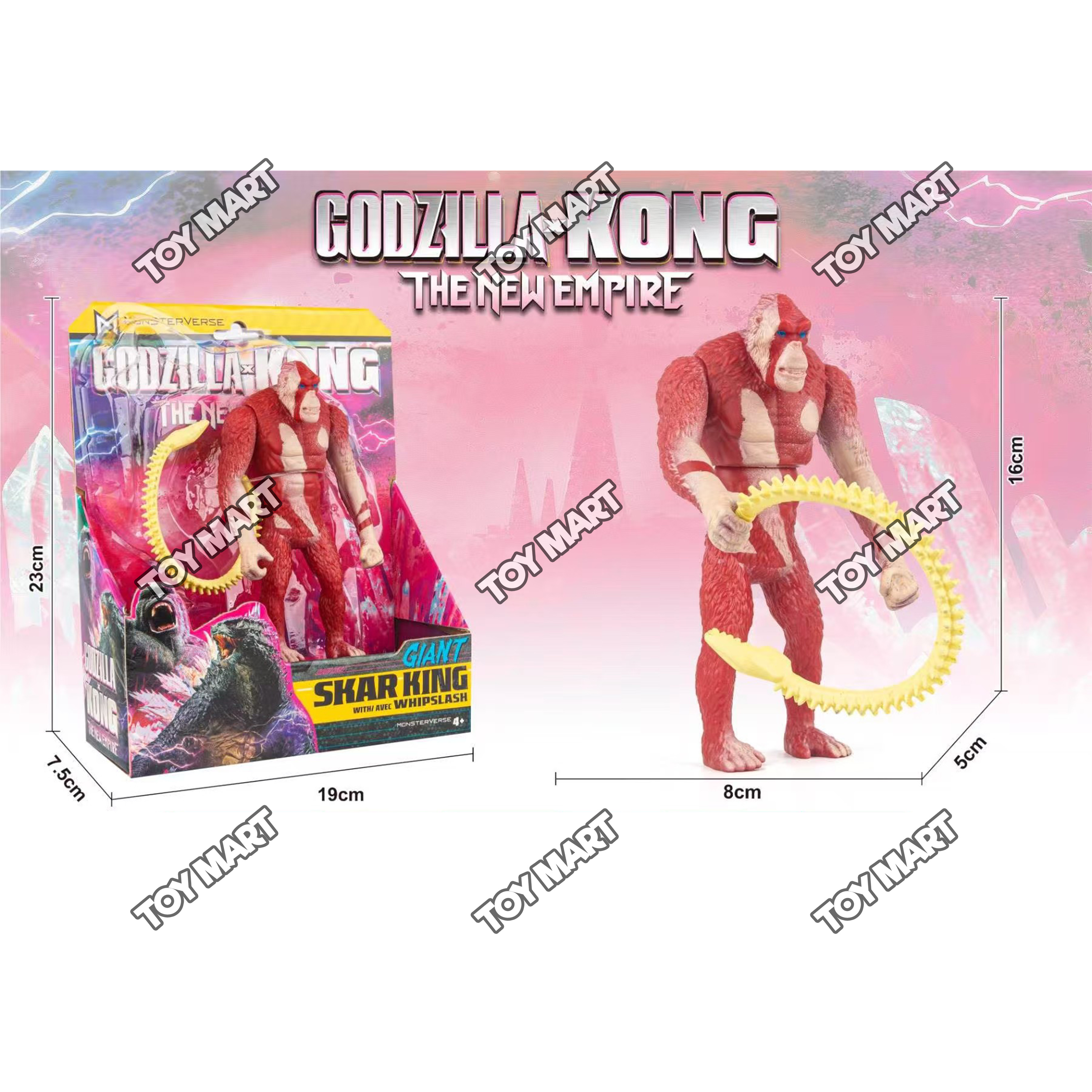 Shimo Ice Beast Godzilla x Kong Collectible Authentic Action Figure Toy ...