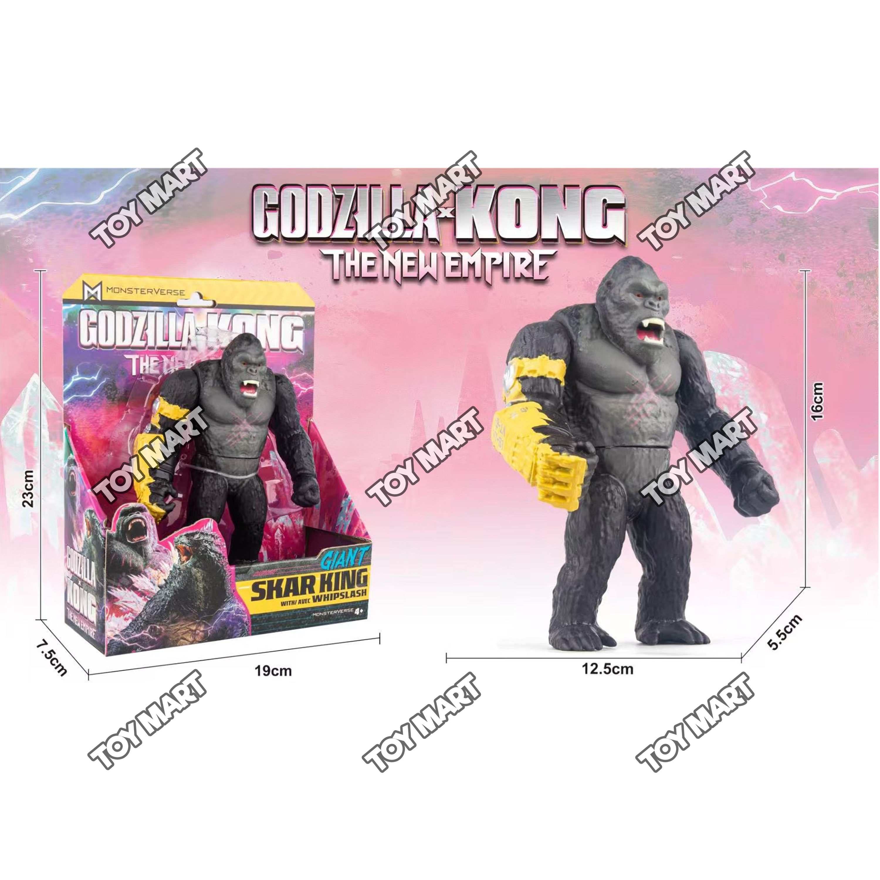 Shimo Ice Beast Godzilla x Kong Collectible Authentic Action Figure Toy ...