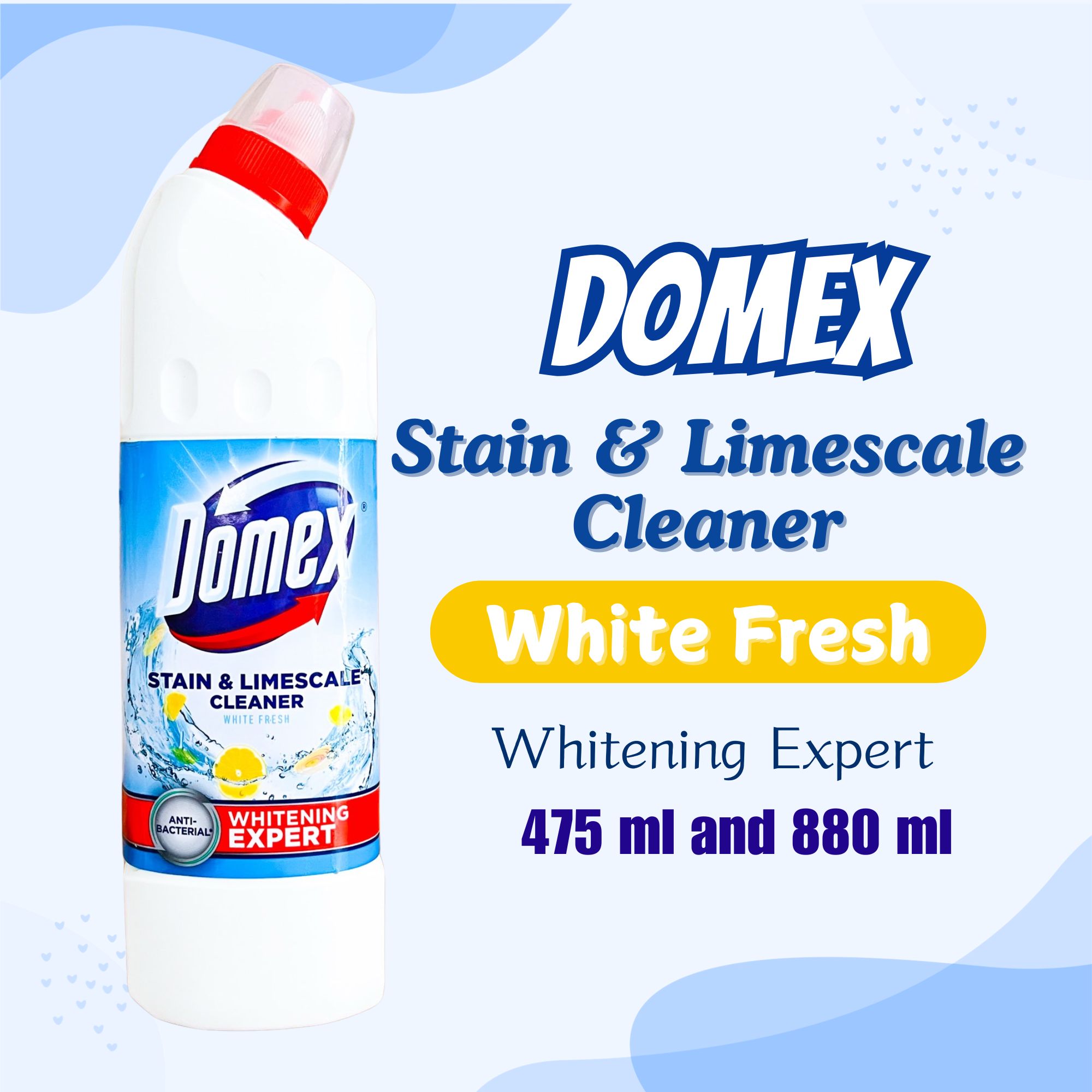 DMX Stain & Limescale Cleaner White Fresh – 475ml / 880ml | Powerful ...