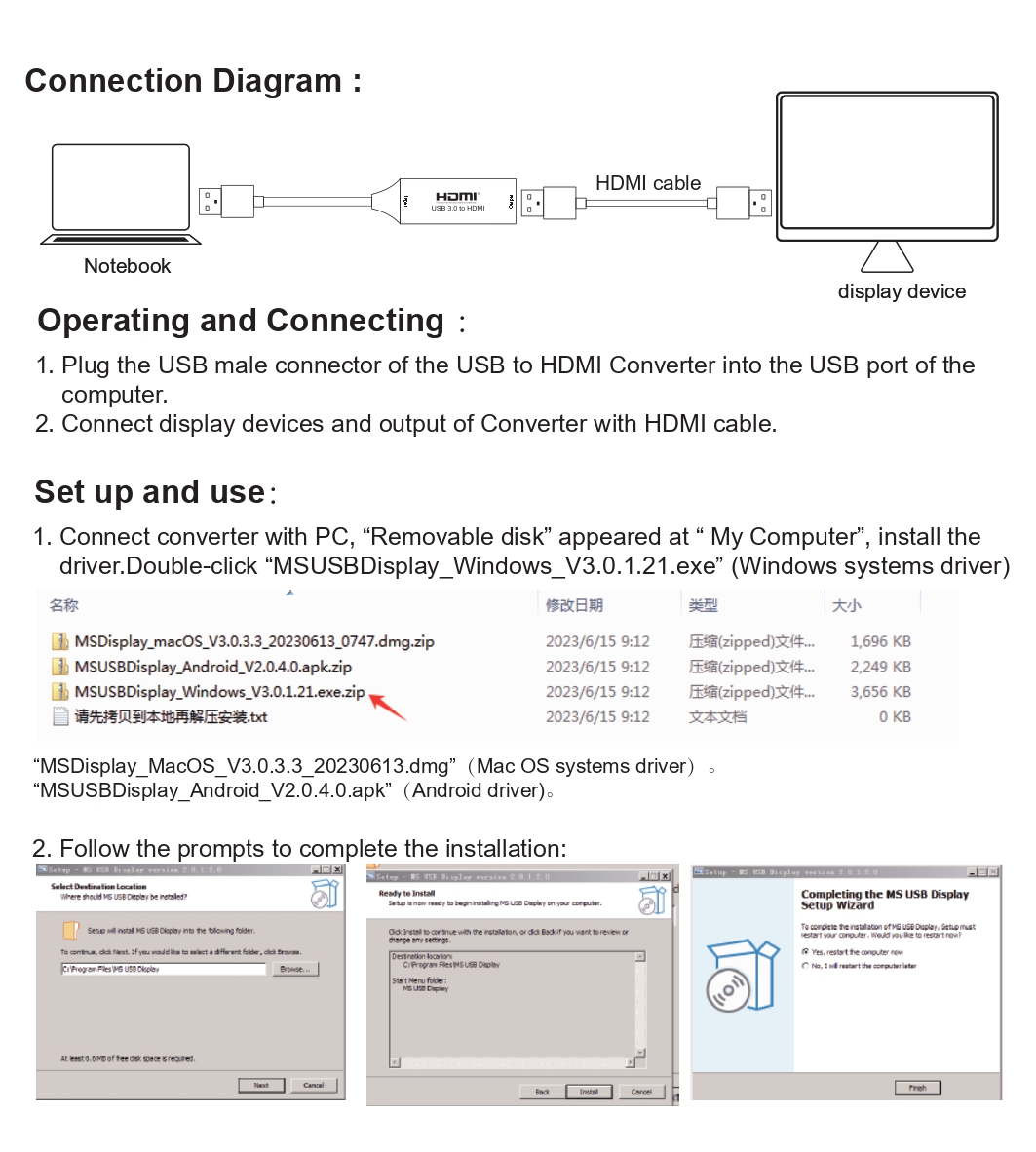 ArgoX USB 3.0 Type-A to HDMI KVM Converter Adapter 1080P 60Hz ...