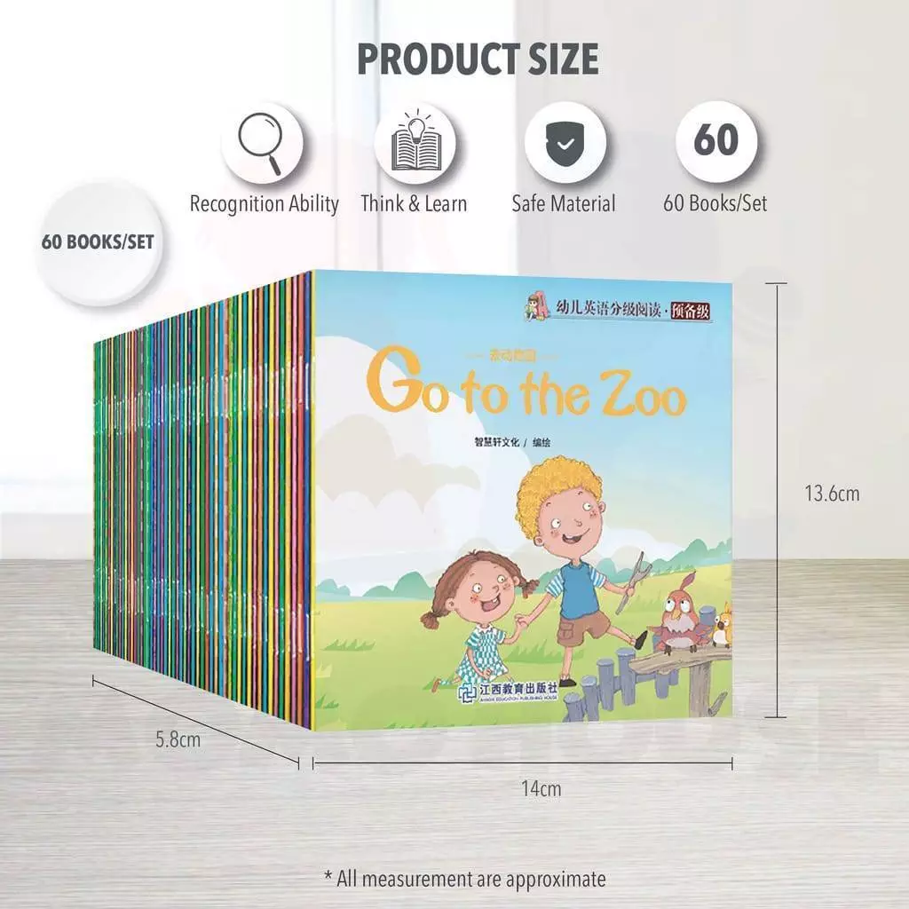10 Books Kids Early Reading Learning English Story Book Children ...