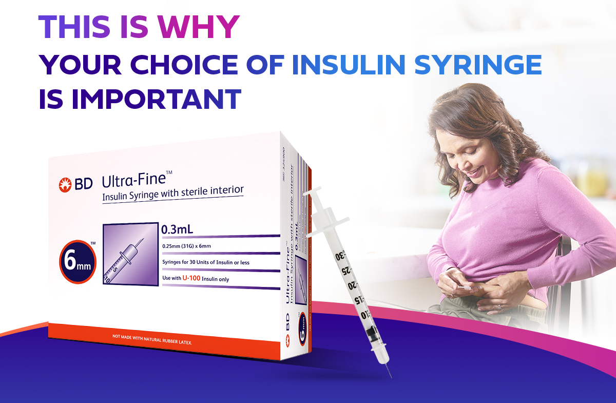 BD Ultra Fine 6mm Insulin Syringe 0.3ml/cc (100 pcs box) (10x10 pouch ...