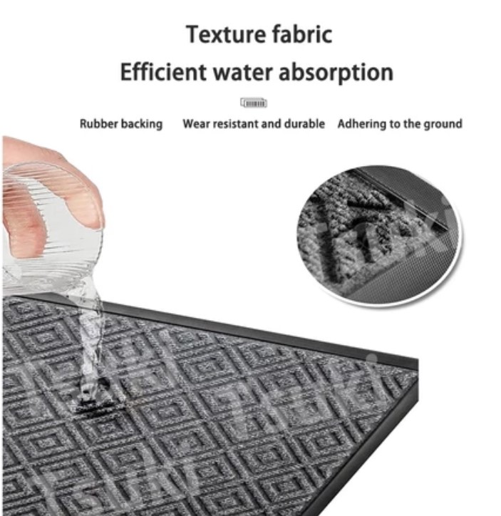 COD Entrance Outdoor Rub-Resistant Rubber Dust Removal absorbent floor ...