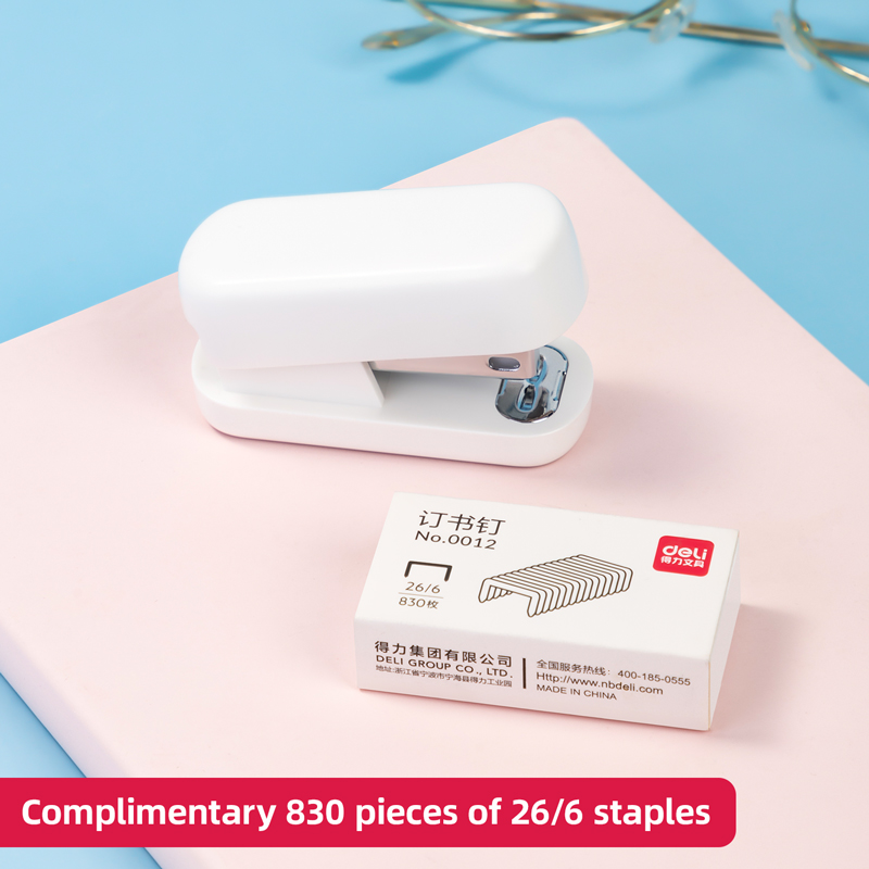 Deli Mini Stapler 15 Sheets 24/6 & 26/6 Mixed EM212 | Shopee Philippines