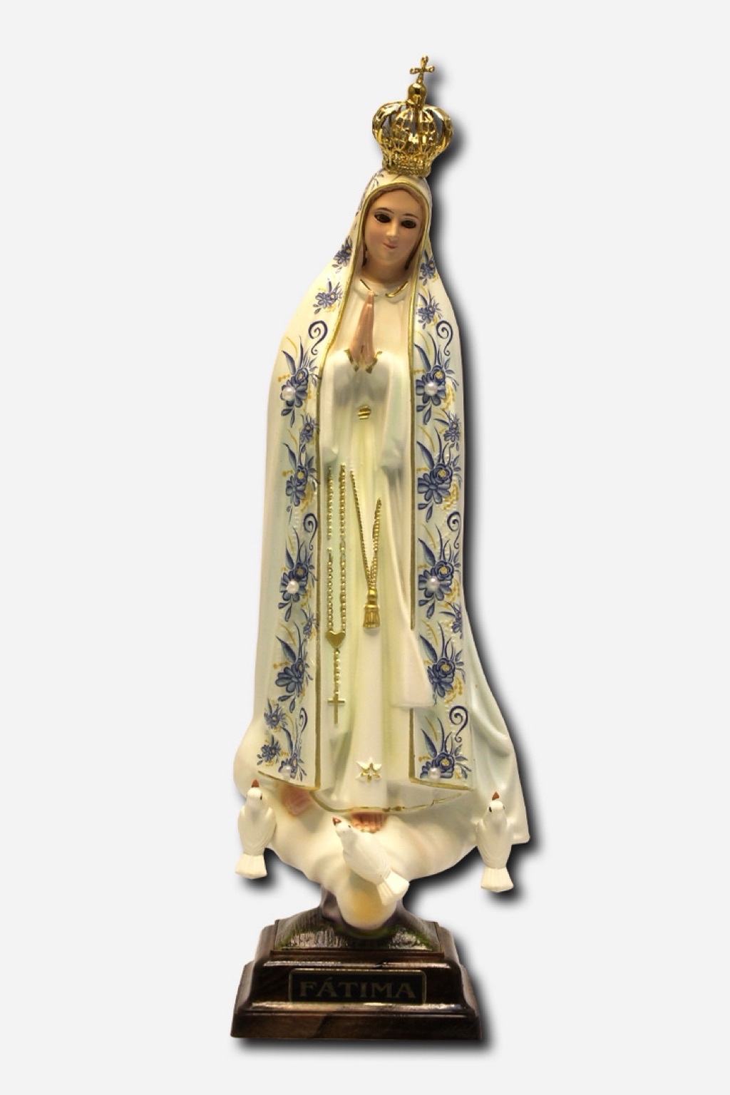 OUR LADY OF FATIMA MADE IN PORTUGAL - 11 INCHES BLUE. | Shopee Philippines