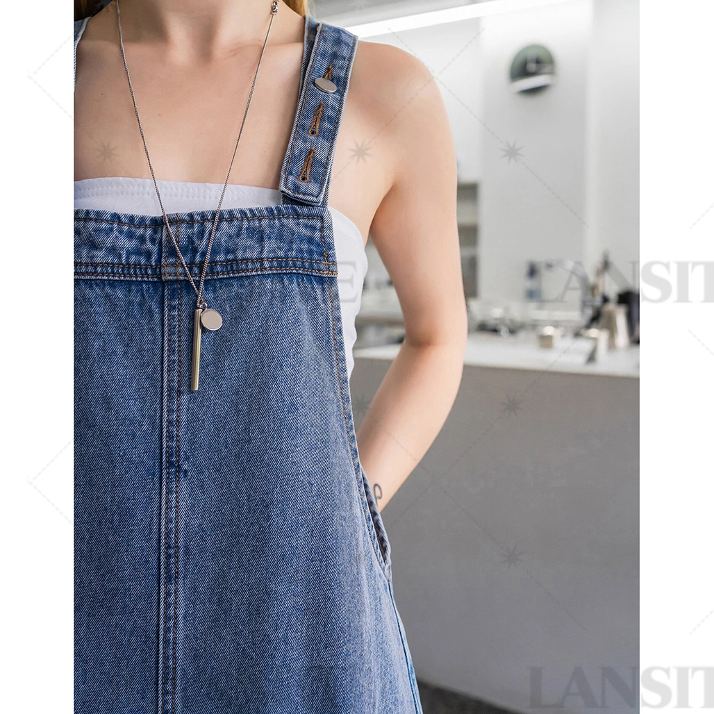 Lansite Dual Pocket Denim Overall Without Top | Shopee Philippines