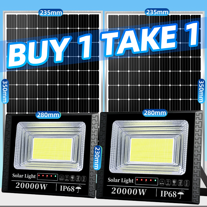 KINGSOLAR Solar Light Outdoor Waterproof IP68 Street Flood Lighting for ...