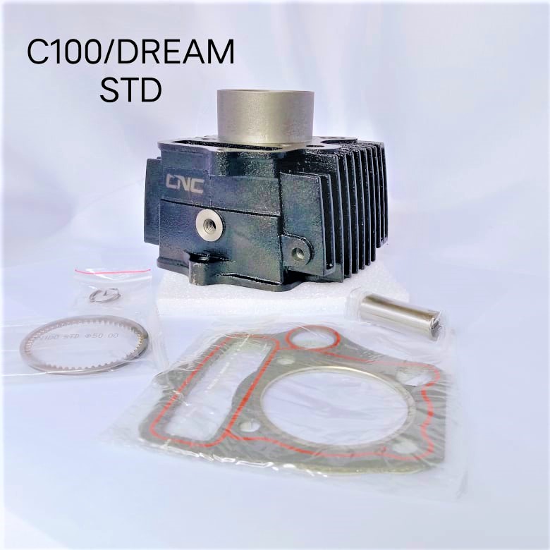 CNC SET CYLINDER BLOCK KIT FOR C100/DREAM STANDARD | Shopee Philippines