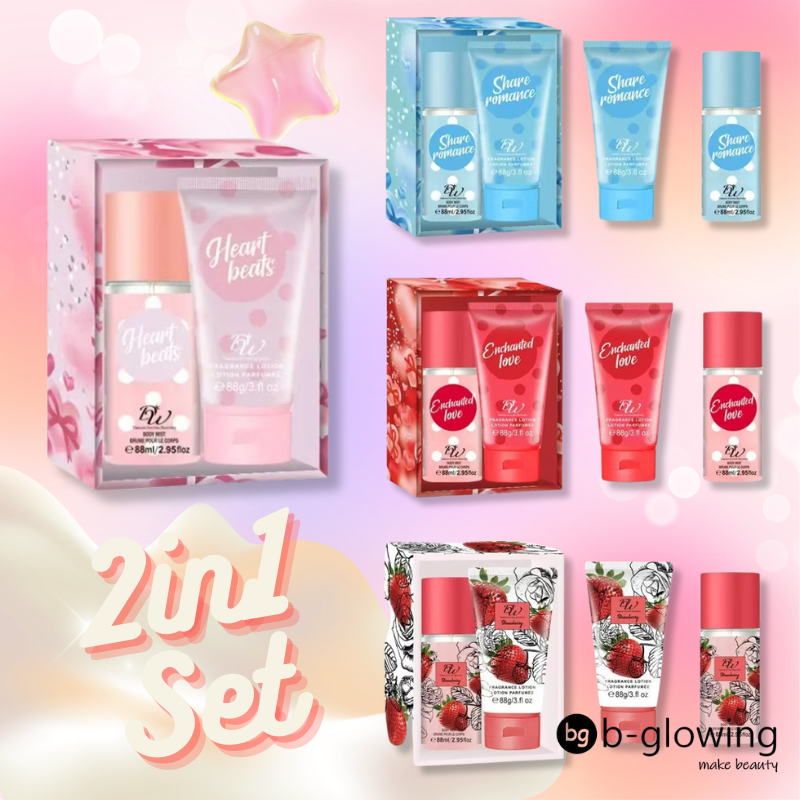 DW 2in1 Gift Set Body Mist & Body Lotion 88ml Floral Fruity Fragrance ...