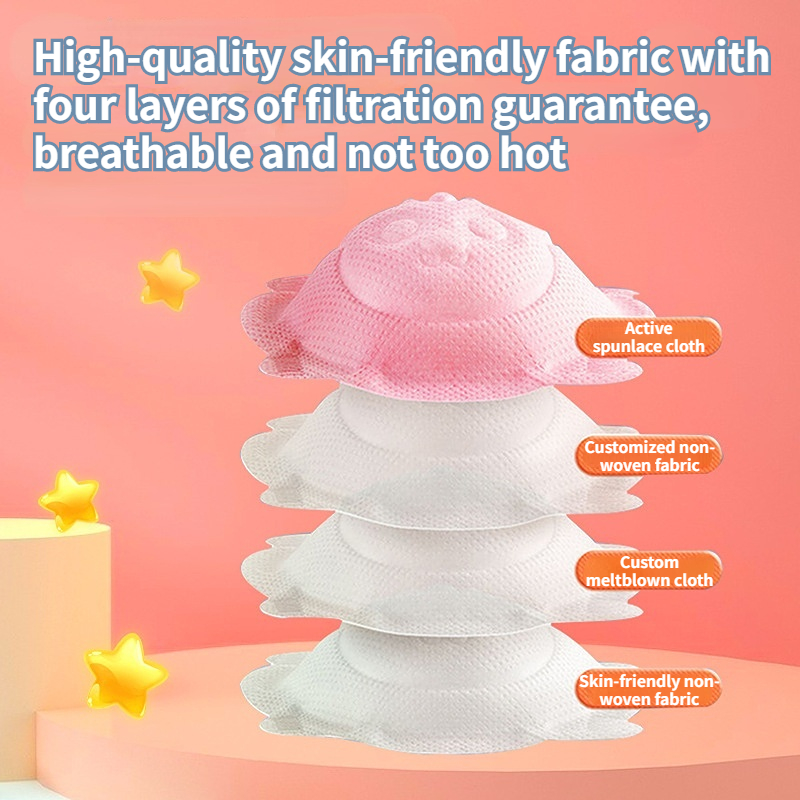 10 PCS Baby Mask 3D Stereoscopic Protective Mask Infant Face Mask ...