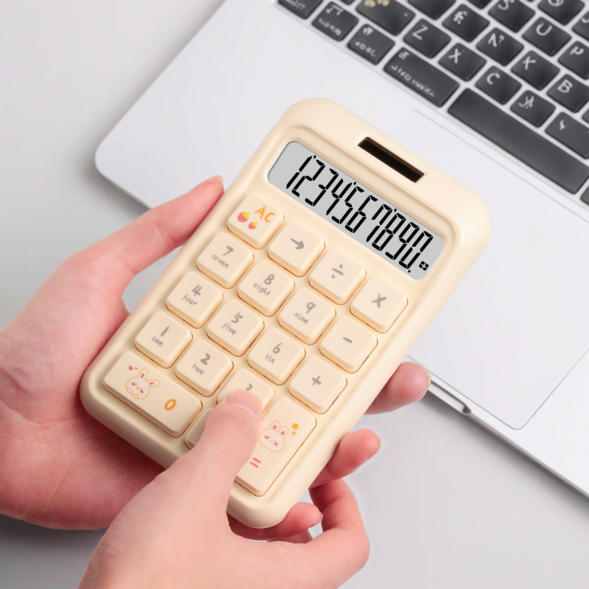 Calculator Gift Soft Touching Sweet Candy Inspired Battery Powered for ...