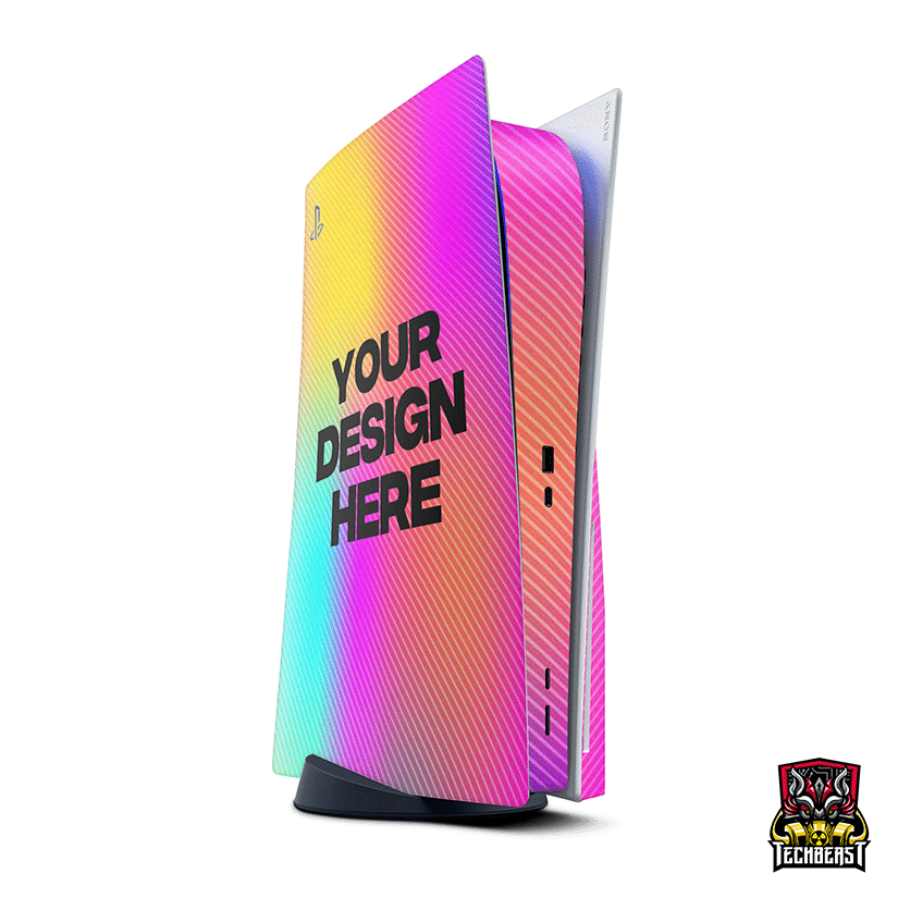 3M Custom PS5 Slim Pro Phat Skin Vinyl Wrap Techbeast ( Message your ...