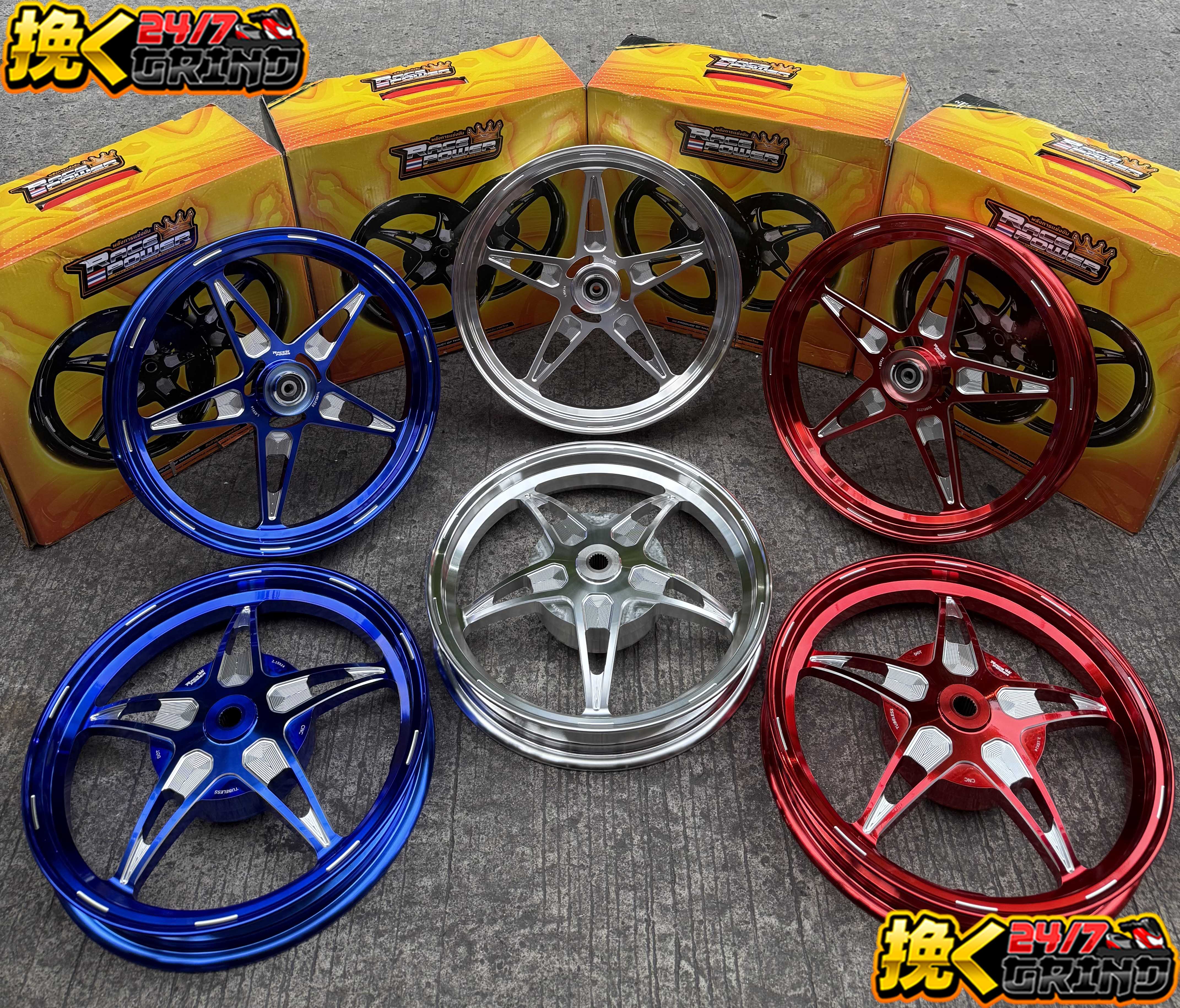Race Power CNC MAGS STAR For Yamaha Mio Sporty (5 Spokes) | Shopee ...
