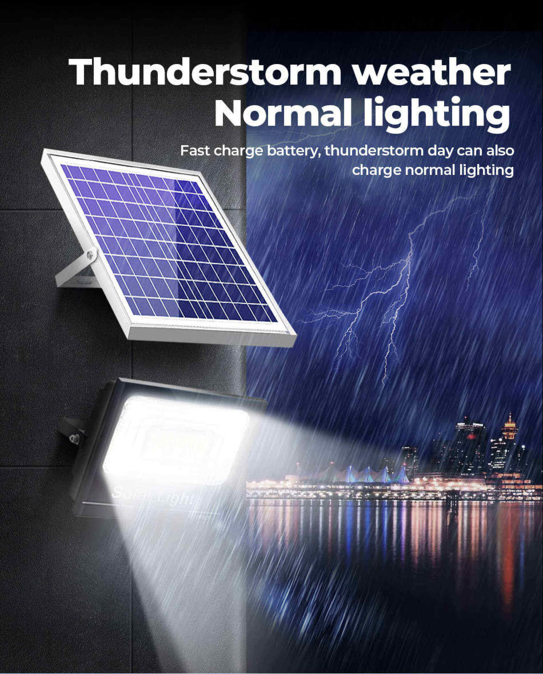 200000W BUY1TAKE1 Solar Light outdoor Waterproof IP67 LED Solar Flood ...