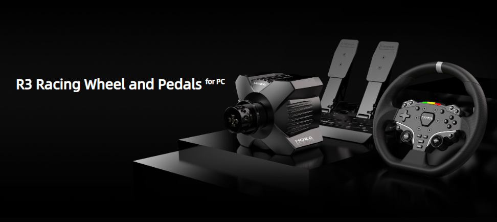 Moza R3 Racing Wheel and Pedals for PC [RS074] | Shopee Philippines