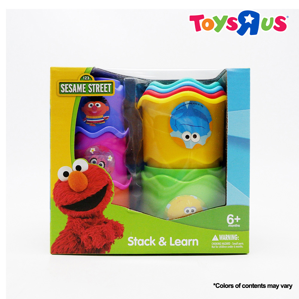 123 Sesame Street Stack and Learn | Shopee Philippines