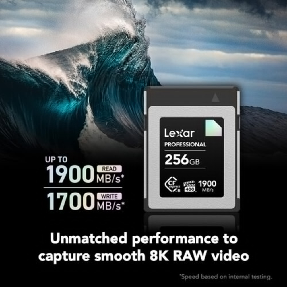 Lexar 256GB 128GB CFexpress Type B Diamond Memory Card VPG400 8K 4K 6K ...