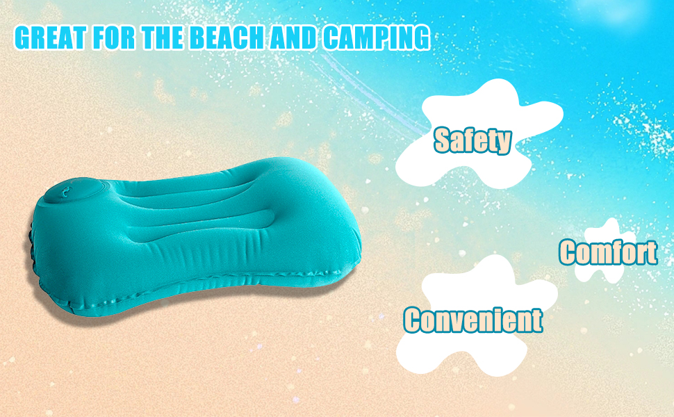 KIKOT Travel Neck Inflatable Pillow For Sleeping Multifunction Foldable ...