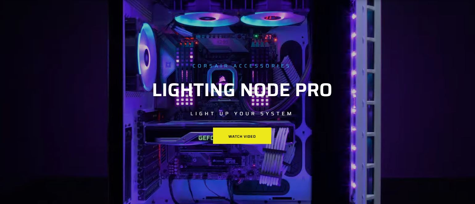 Itw | Corsair Lightning Node Pro RGB LED Kit Controller (CS-CL-9011109 ...