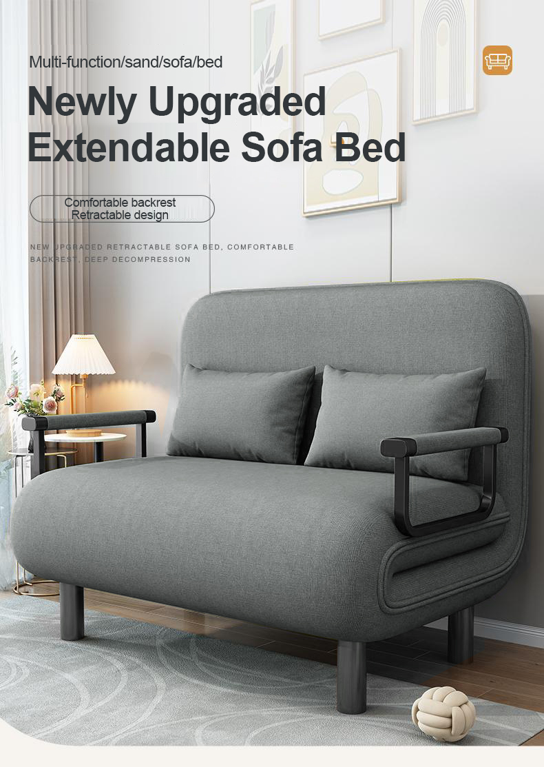 MC Double Sofa Bed 80/120CM Removable And Washable Folding office lunch ...