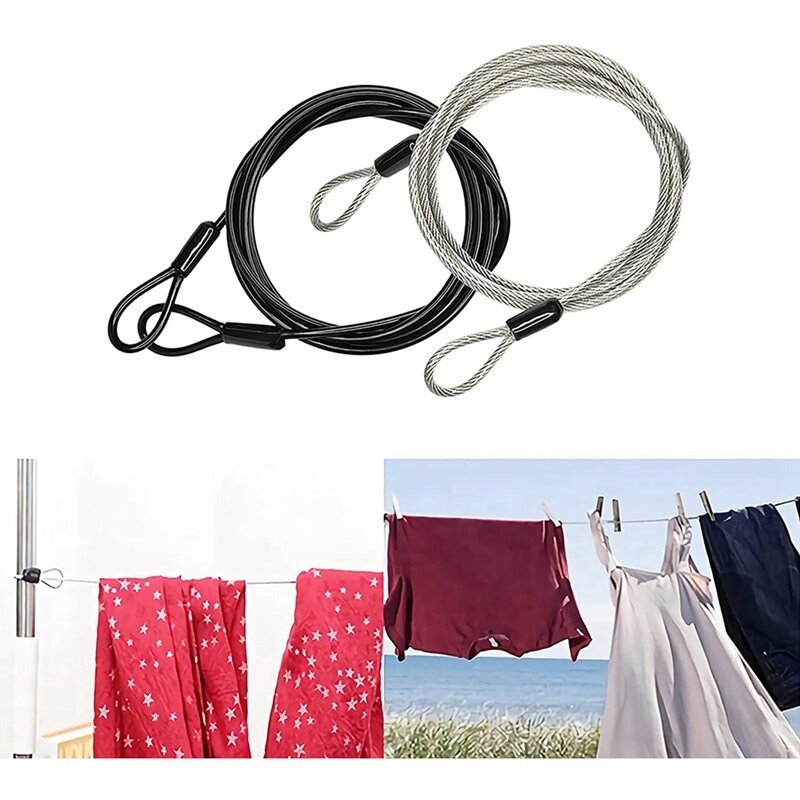 Long Travel Security Cable Lock,Braided Steel Coated Safety Cable ...